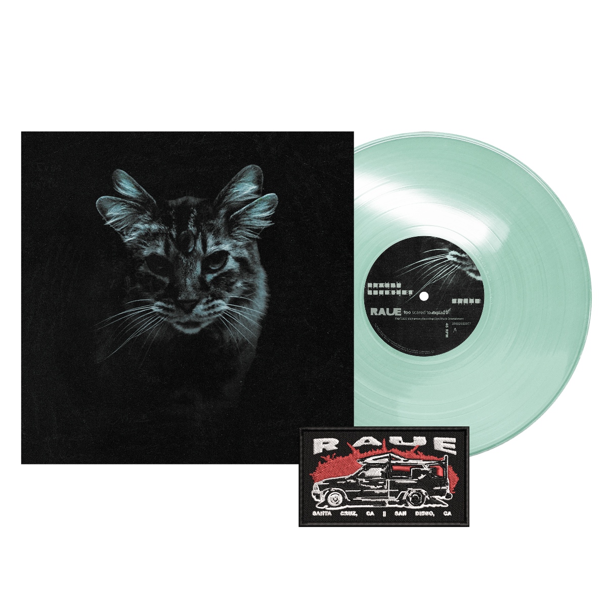 Raue – too scared to explain 10" Vinyl + Patch