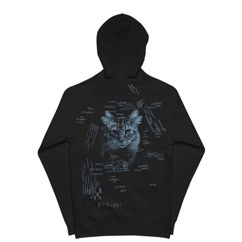 Too Scared To Explain Zip Hoodie